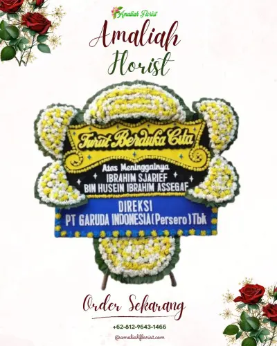 Papan Bunga Duka di Purwodadi