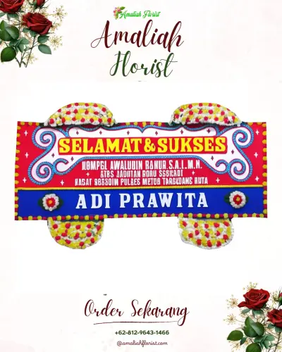 Karangan Bunga Ucapan Selamat di Purwodadi