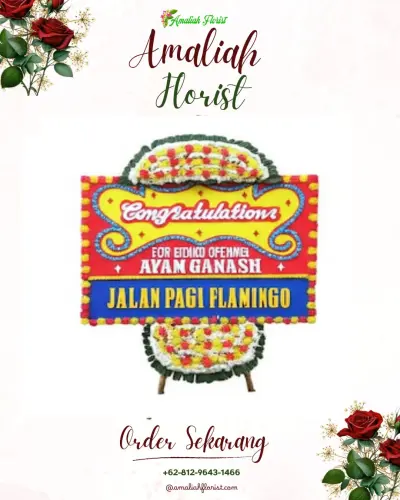Bunga Papan Congratulation di Purwodadi